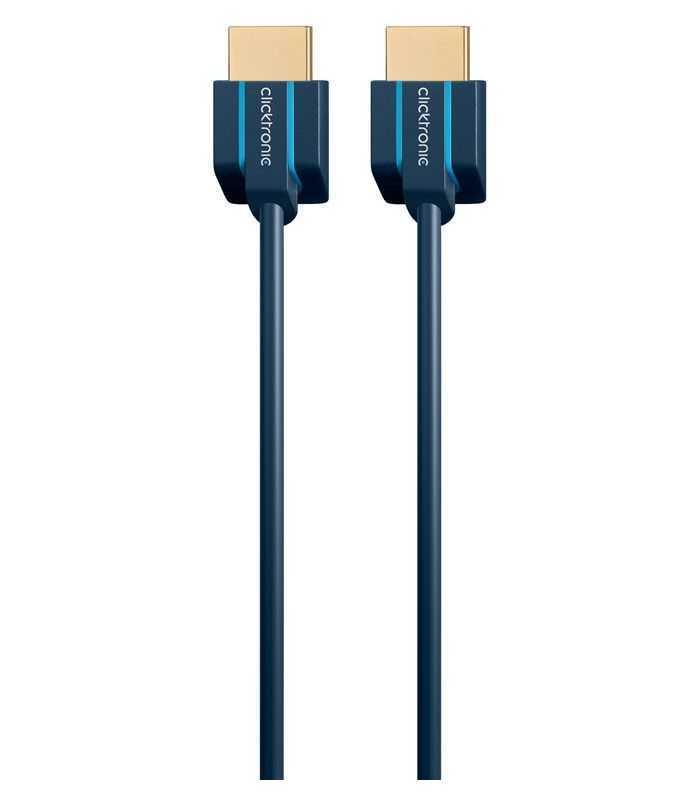 cablu profesional ultra slim 4mm hdmi 2m tata tata arc ultra hd 4k 60hz cu ethernet ofc awg34 clicktronic 3