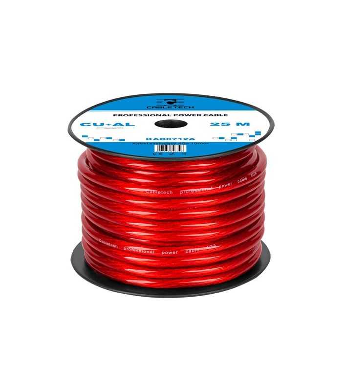 Cablu Putere Profesional 4ga 10mm 2115mm2 Rosu Cupru Aluminiu 1m Cabletech