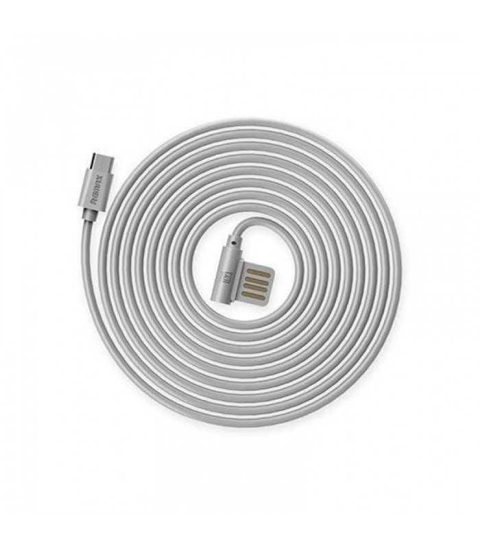 Cablu Remax Rayen Micro USB RC-075 Argintiu 1m