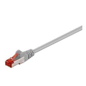 Cablu retea CAT6e PiMF SFTP 3m 2x RJ45 cupru ecranat gri Goobay