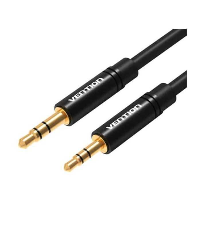 Cablu Slim Jack 2.5 mm 3 pin tata - Jack 3.5 mm 3 pin tata 0.5m negru VENTION BALBD