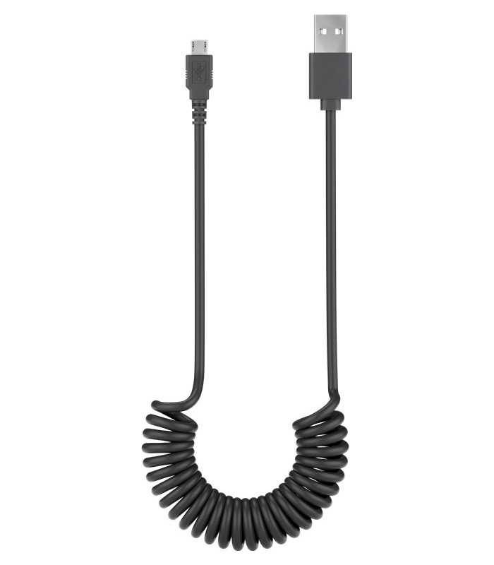 Cablu spiralat USB la micro USB 1m Goobay
