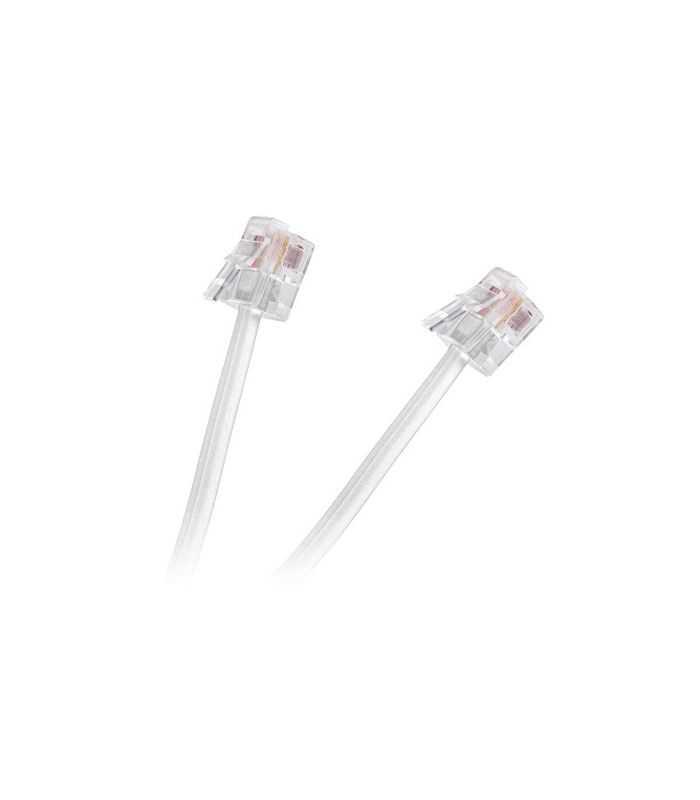 Cablu telefon extensie alb 10m RJ11