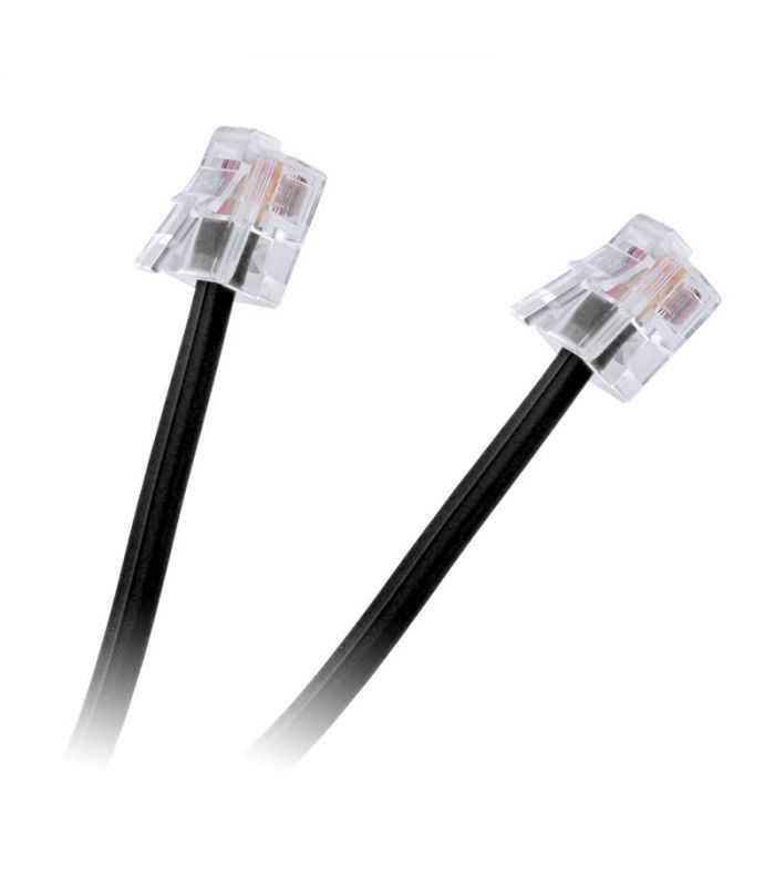 Cablu telefon extensie negru 5m RJ11