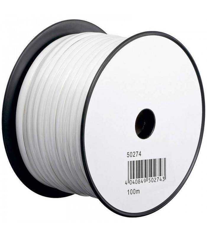 cablu telefonic 4 fire alb plat cupru awg30 goobay 1