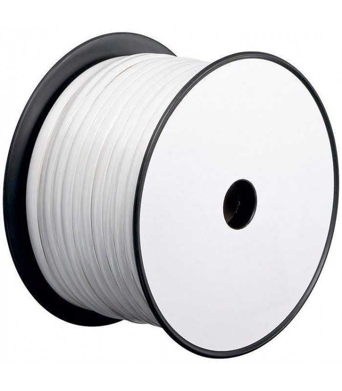 cablu telefonic plat 8 fire alb cca goobay 1