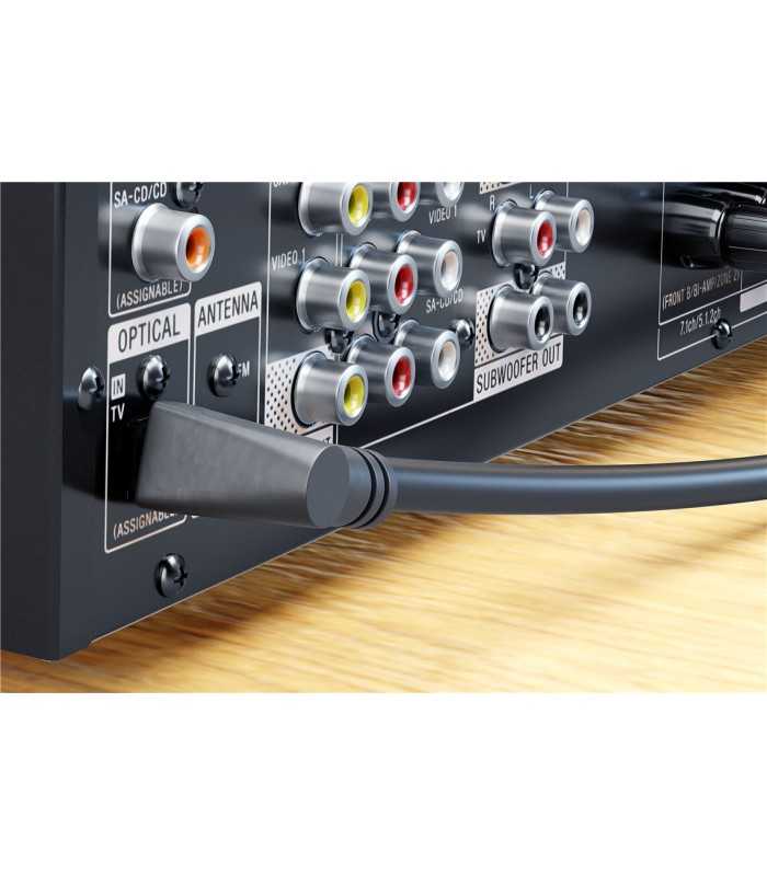 cablu toslink toslink mufa la 90 grade 2m ext 4mm goobay 2