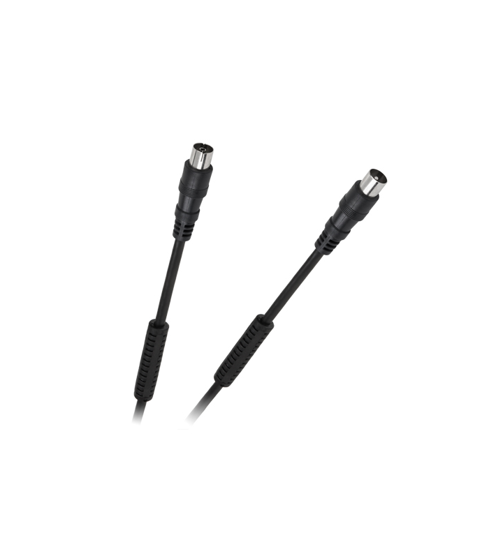 Cablu tv video 5m negru EDC