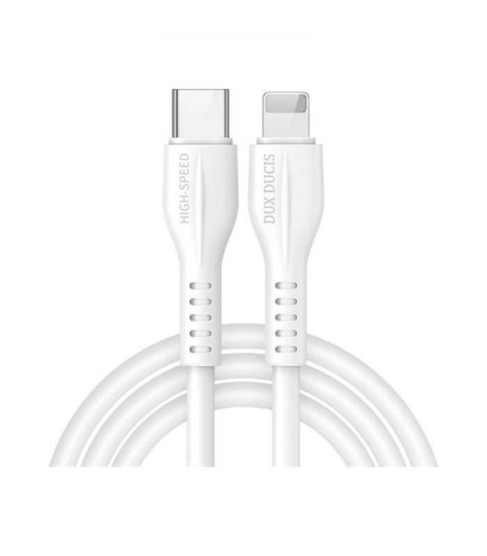 Cablu Type C - Iphone lightning 1m 3A 20W alb Dux Ducis
