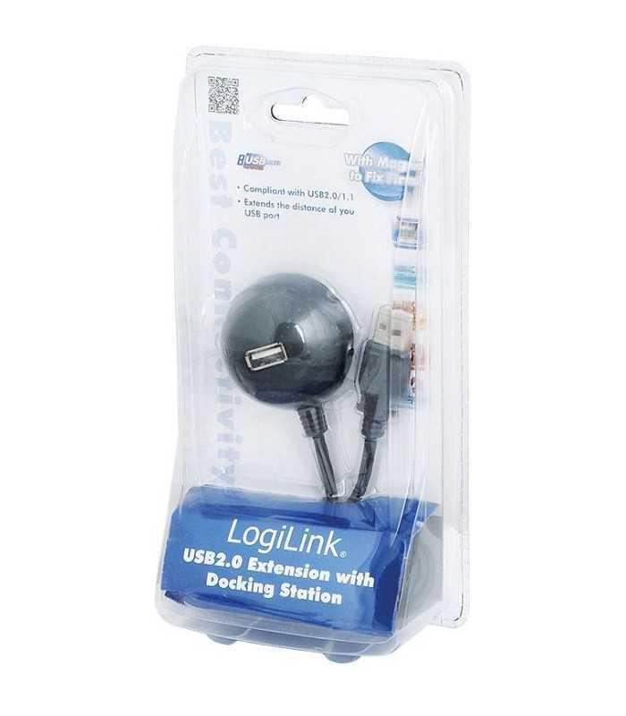 cablu usb 20 a soclu mama usb a mufa tata nichelat15m negru logilink 1