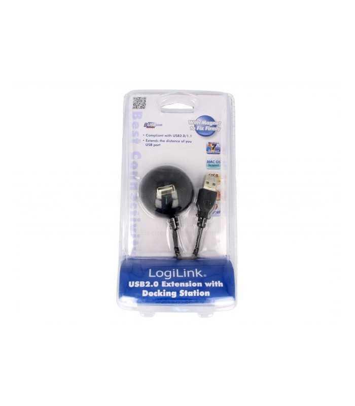 cablu usb 20 a soclu mama usb a mufa tata nichelat15m negru logilink 3