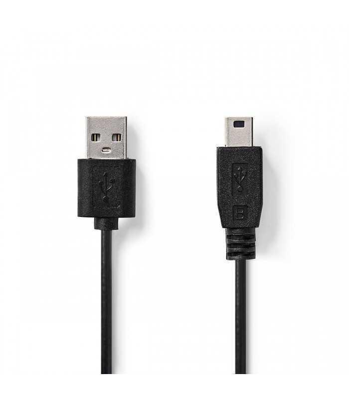 cablu usb 20 a tata mini usb tata 1m nedis 2