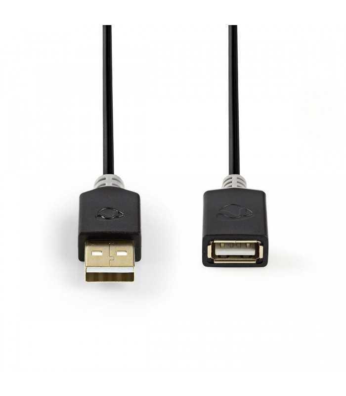 cablu usb 20 a tata usb a mama 2m nedis 1