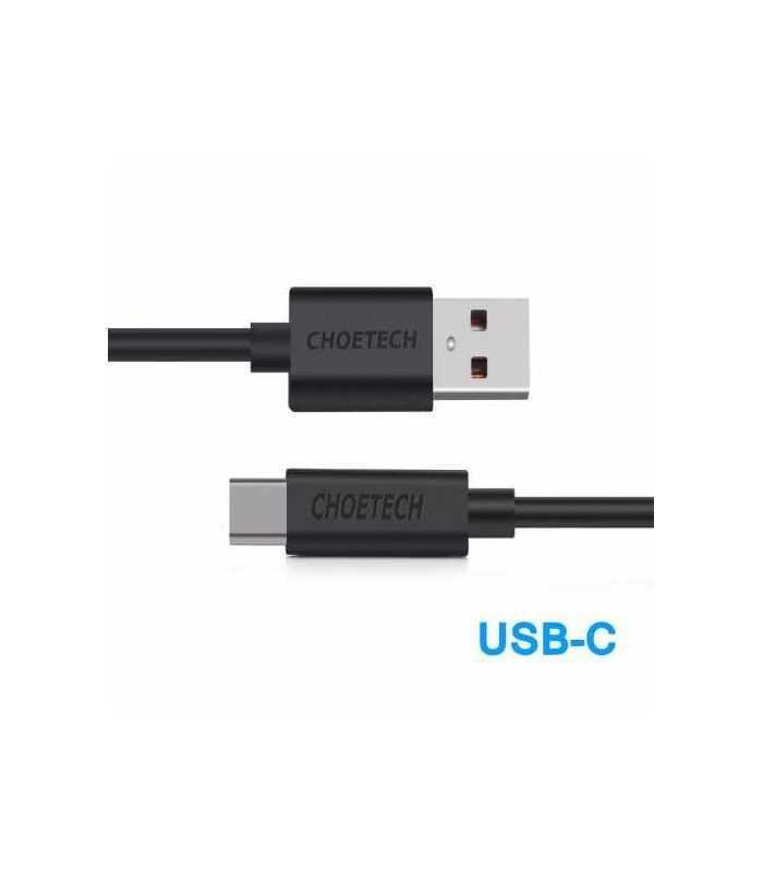 Cablu Usb 20 A Tata Usb Type C Choetech Ac0003 24a 2m Negru