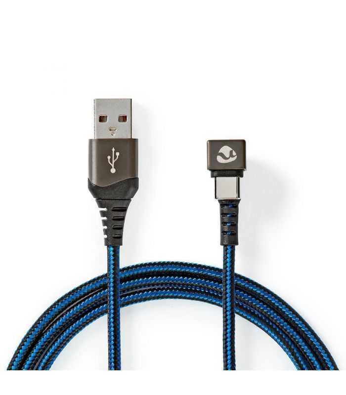 Cablu USB 2.0 A tata - USB Type C tata conector gaming 180 1m NEDIS