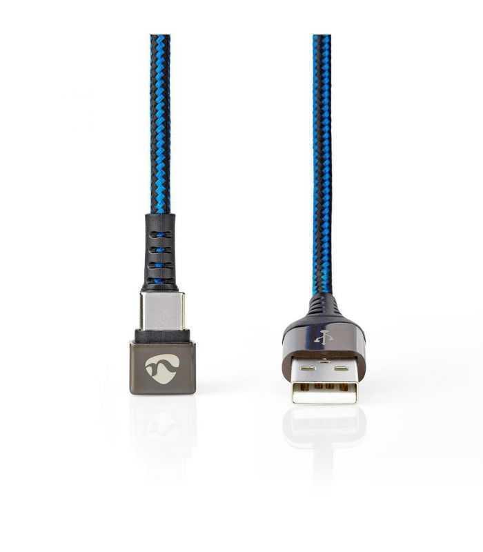 cablu usb 20 a tata usb type c tata conector gaming 180 2m nedis 3