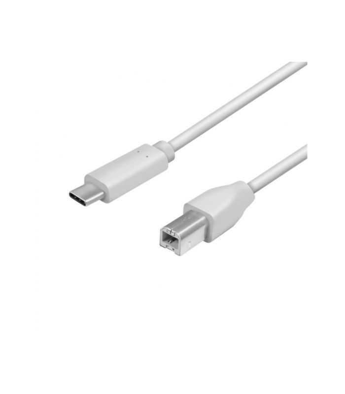 Cablu USB 2.0 B mufa - USB TYPE C mufa 2m gri LOGILINK CU0161