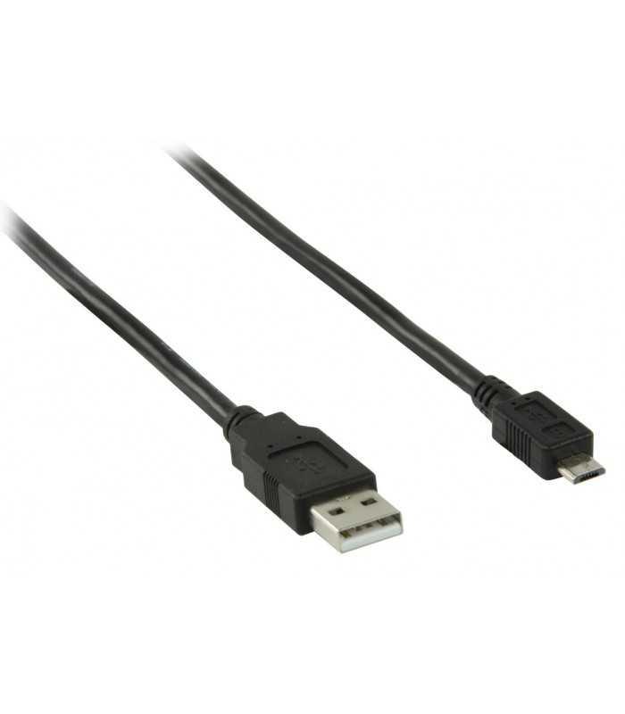 cablu usb 20 tata micro usb tata 1m negru valueline 1