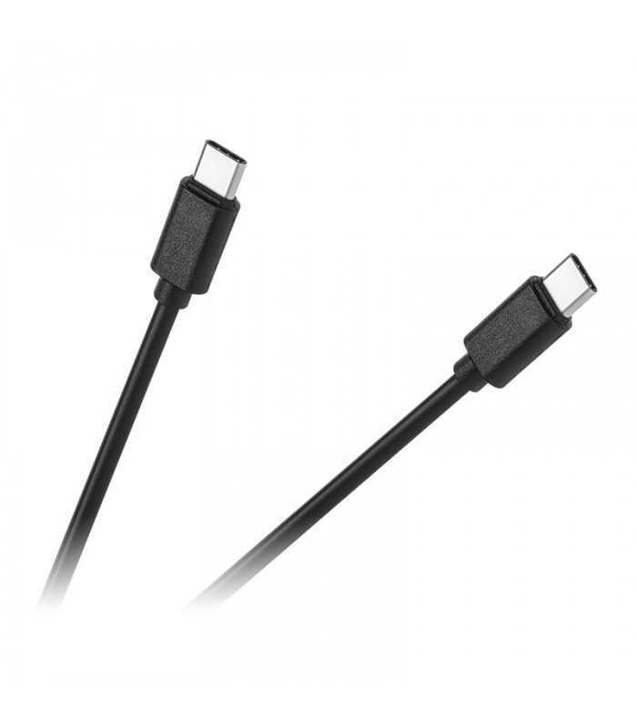 Cablu USB 2.0 Type C tata - Type C tata negru 1m M-LIFE