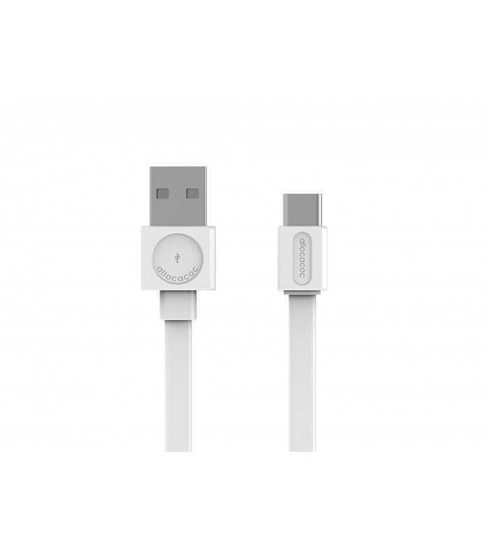 Cablu USB 2.0 - USB Type C 1.5m alb Allocacoc