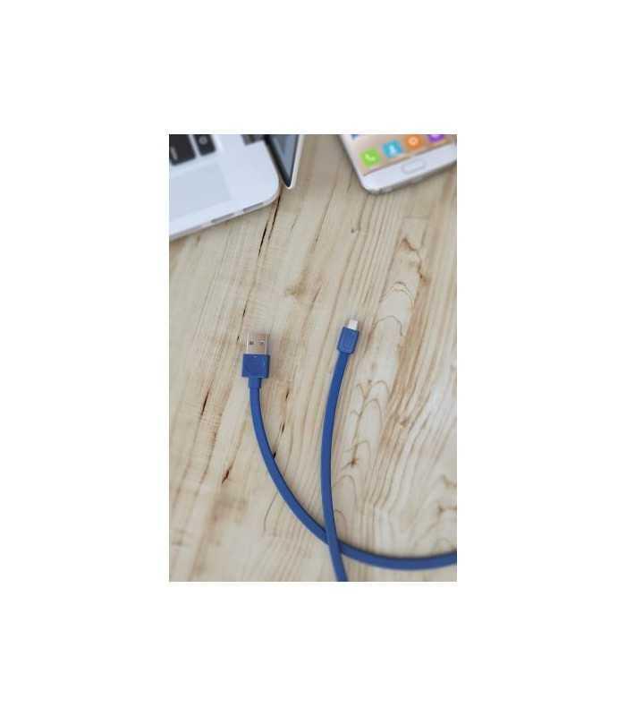 Cablu USB 2.0 - USB Type C 1.5m albastru Allocacoc
