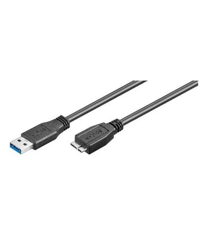 Cablu USB 3.0 1m A tata la micro USB triplu ecranat Goobay
