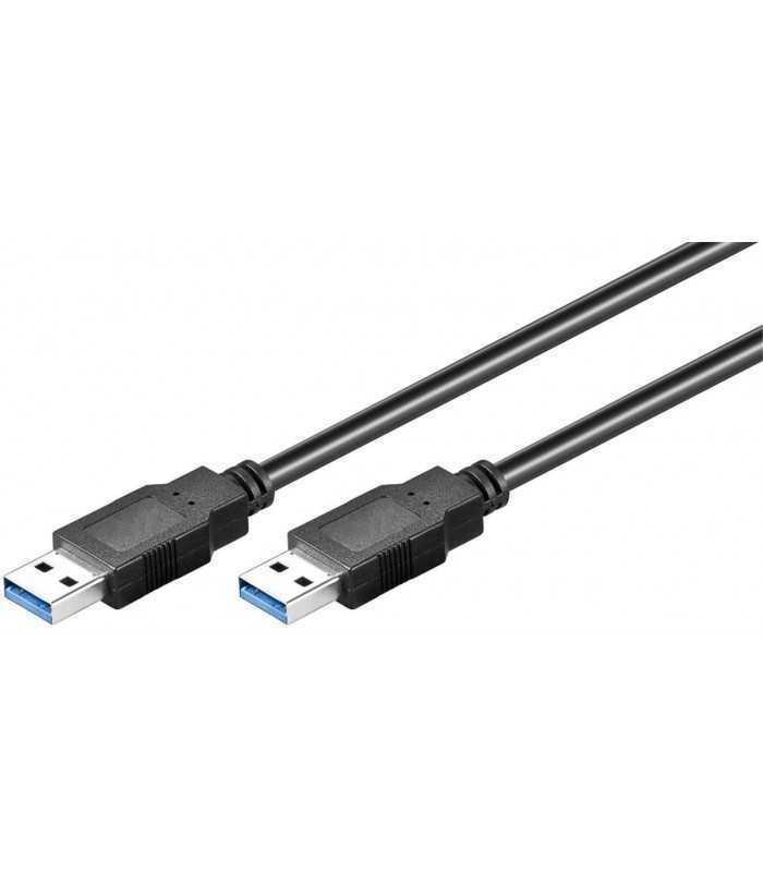 Cablu USB 3.0 A tata - tata 1m SuperSpeed 5Gbit/s Goobay