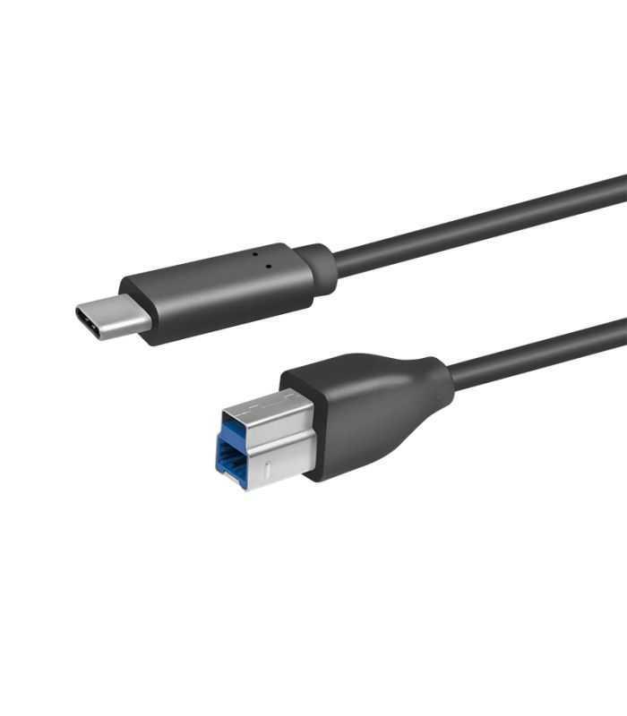 Cablu USB 3.0 B mufa tata - USB type C mufa tata 1m negru LOGILINK CU0162