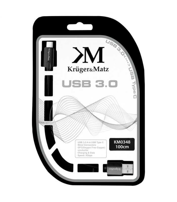 cablu usb 30 cu usb type c 1m profesional krugermatz 4