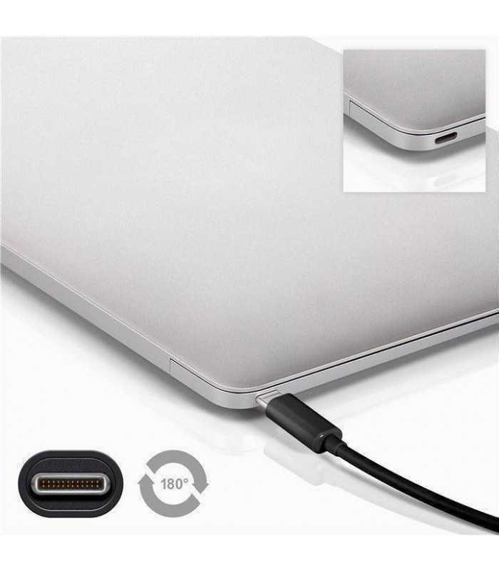 cablu usb 30 usb type c 2m negru goobay 2