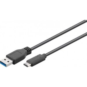 Cablu USB 3.0 - USB Type C 2m negru Goobay