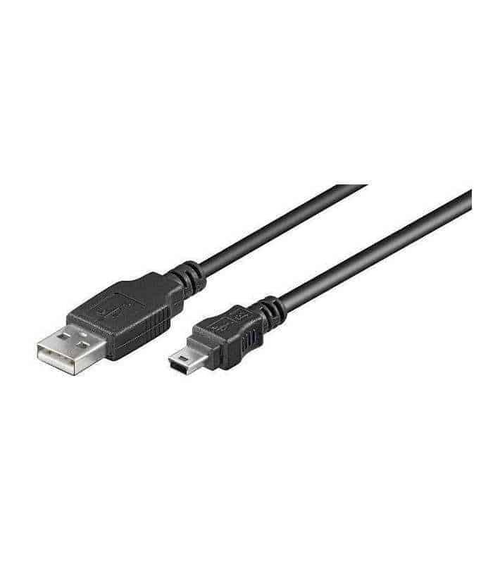 Cablu USB A la 5 pini mini USB 0.3m Goobay