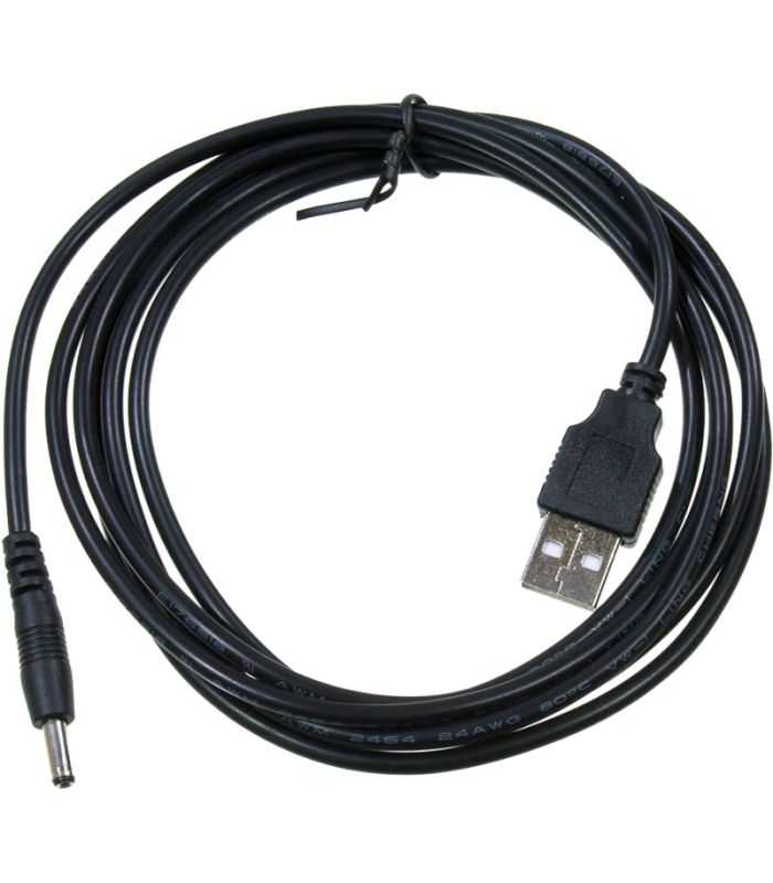 Cablu USB A mufa - DC 3.5/1.35 mufa negru 1.8m 24AWG GEMBIRD CC-USB-AMP35-6