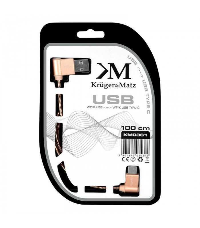 cablu usb a usb type c 1m krugermatz 1