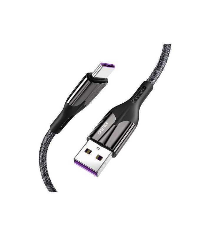 cablu usb a usb type c 5a 25w 12m negru choetech ac0013 bk 1