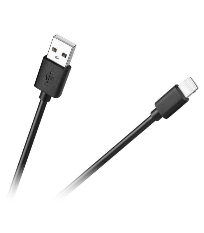 Cablu Usb Lightning 1m Negru Cabletech Kpo3946