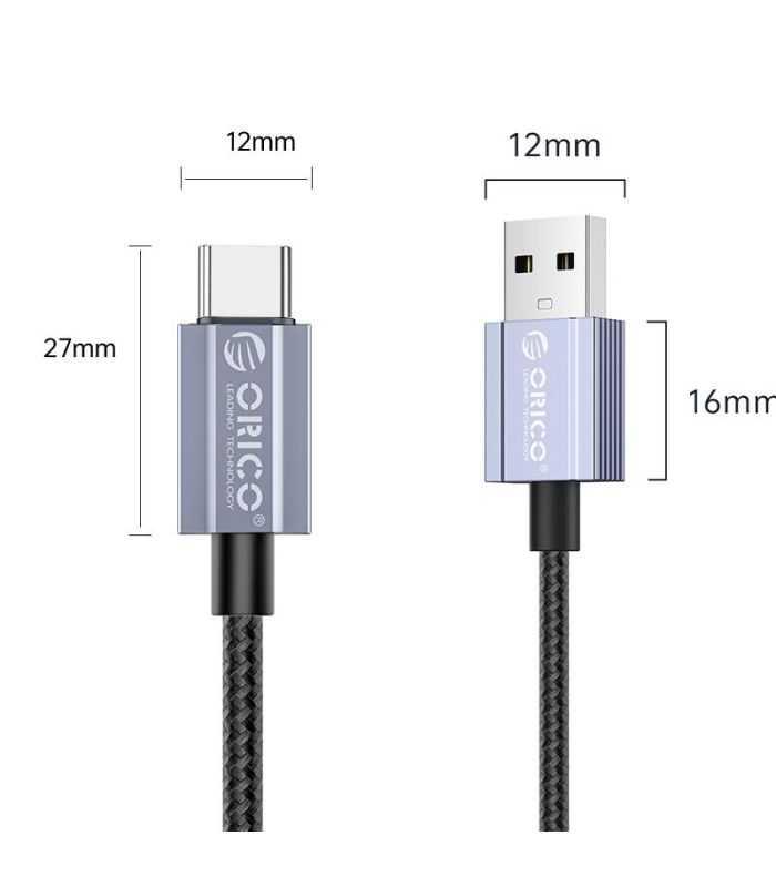 Cablu Usb Type A Usb Type C 15m 66w 6a Negru Orico Gqa66 15 Bk