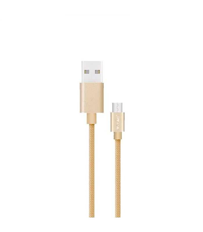 Cablu Usb Type C 1m Auriu 24a Platinum Edition V Tac Sku 8493