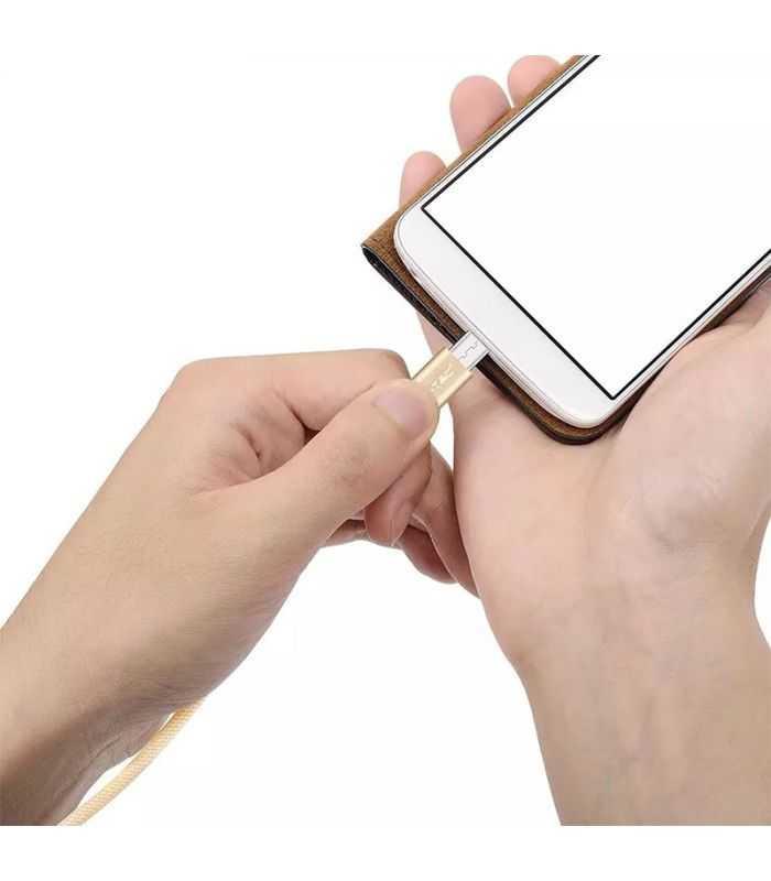 Cablu Usb Type C 1m Auriu 24a Platinum Edition V Tac Sku 8493