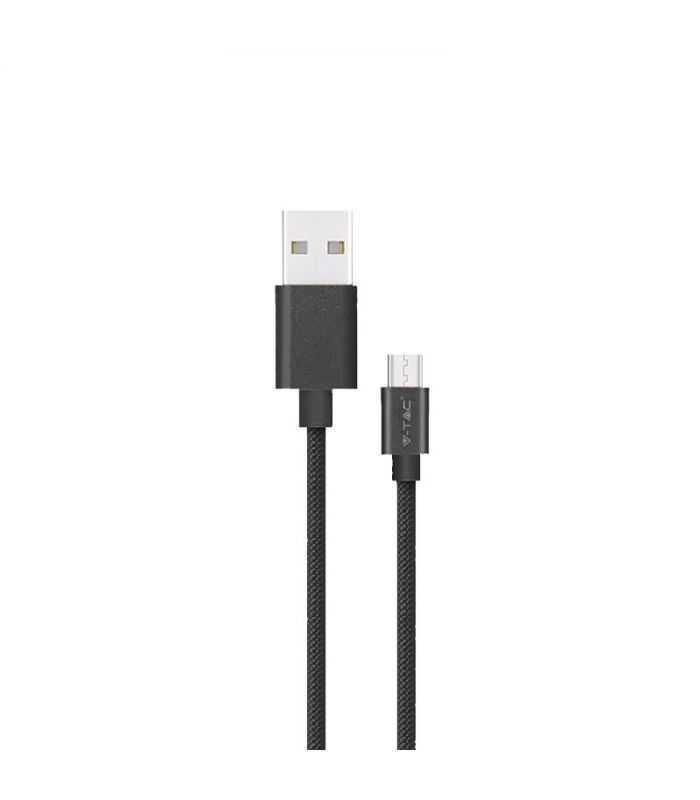 Cablu Usb Type C 1m Negru 24a Platinum Edition V Tac Sku 8491