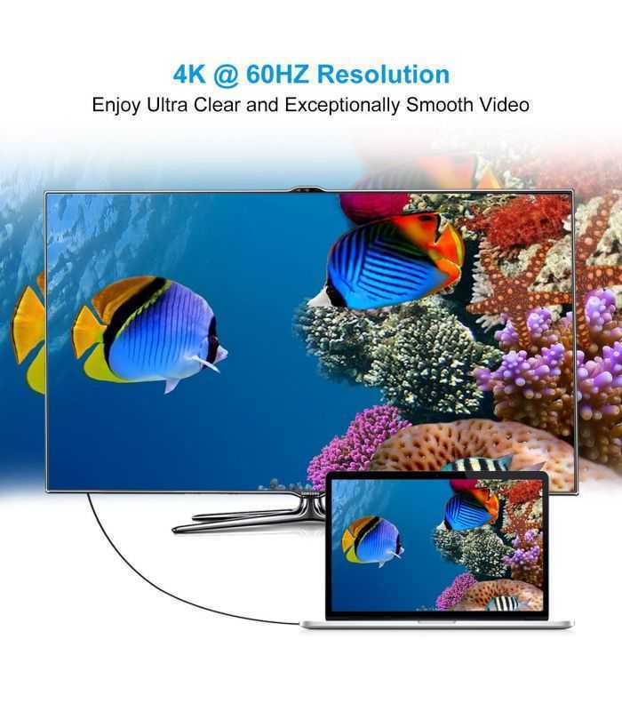 cablu usb type c displayport choetech xcp 1801 18m negru 7