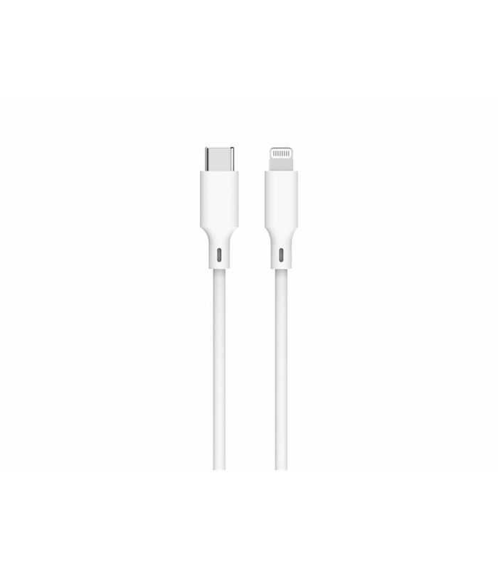 Cablu USB TYPE C - Lightning PD 27W 1m alb Well CABLE-USBC/LIGHT-1WE06-WL