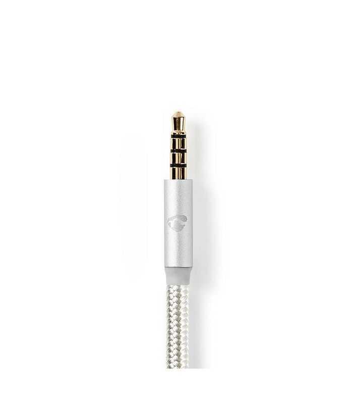 Cablu Usb Type C Tata Jack 35 Mm Tata 1m Aurit Argintiu Nedis