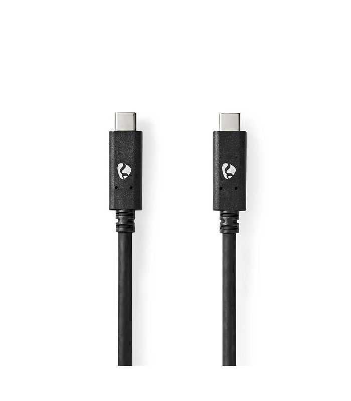 Cablu Usb Type C Tata Usb Type C Tata 1m 100w 10gbps 32 Gen 2 Negru Nedis