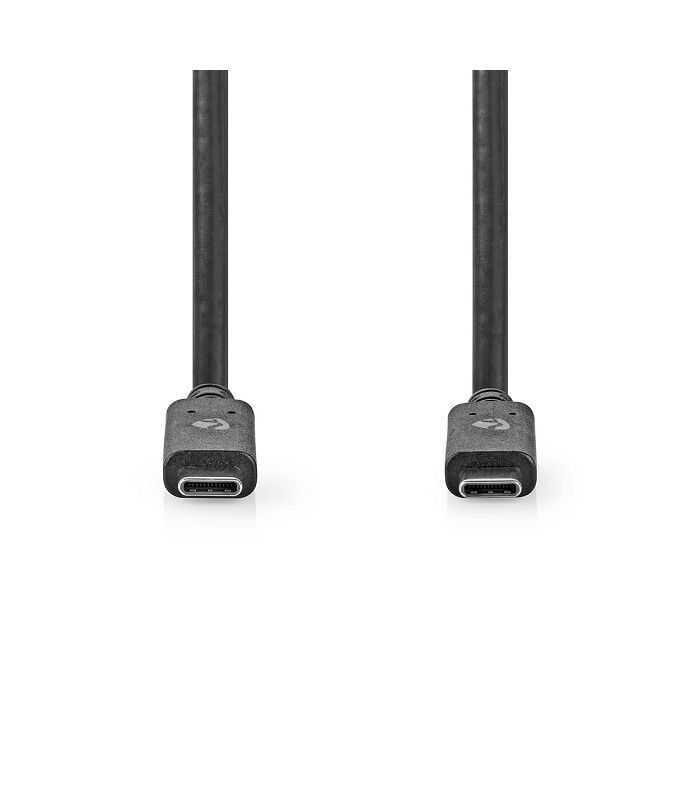 Cablu Usb Type C Tata Usb Type C Tata 1m 100w 10gbps 32 Gen 2 Negru Nedis