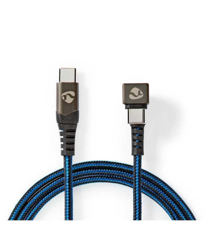 cablu usb type c tata usb type c tata conector gaming 180 2m nedis 1