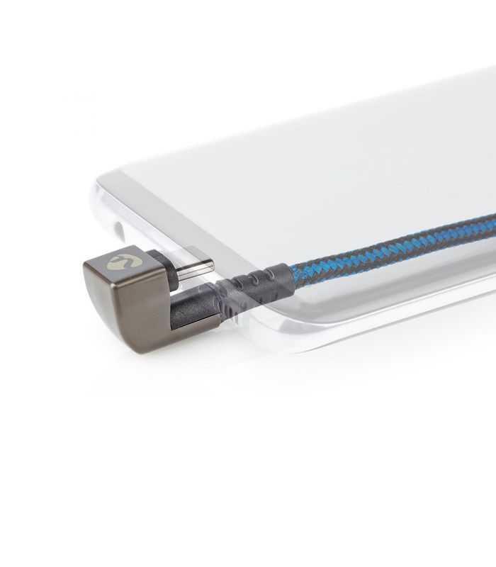 cablu usb type c tata usb type c tata conector gaming 180 2m nedis 6