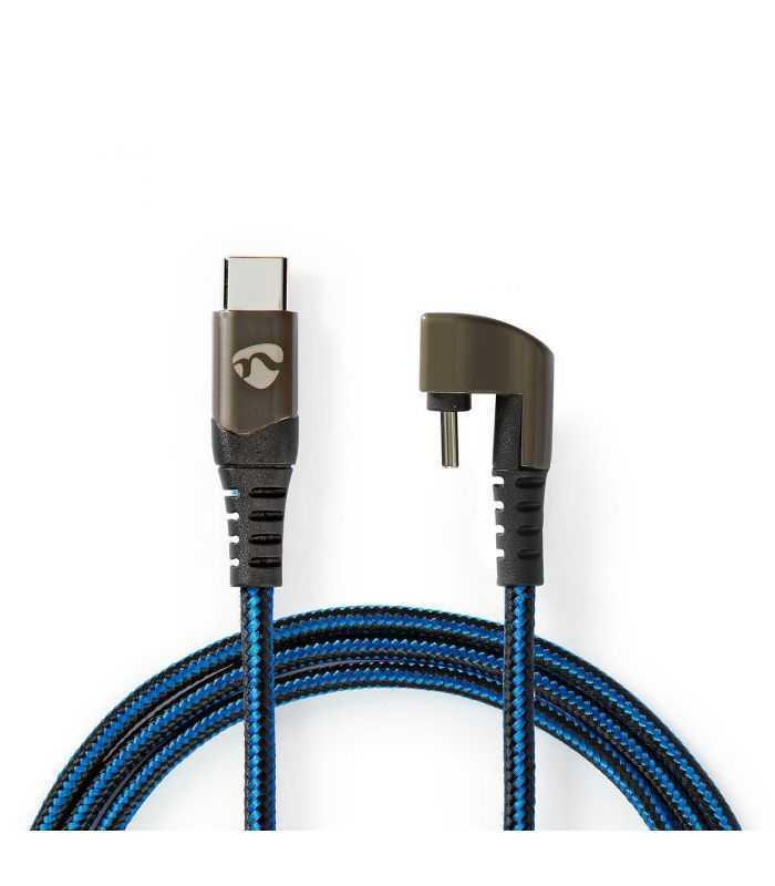 Cablu USB Type C tata - USB Type C tata conector gaming 180 2m NEDIS