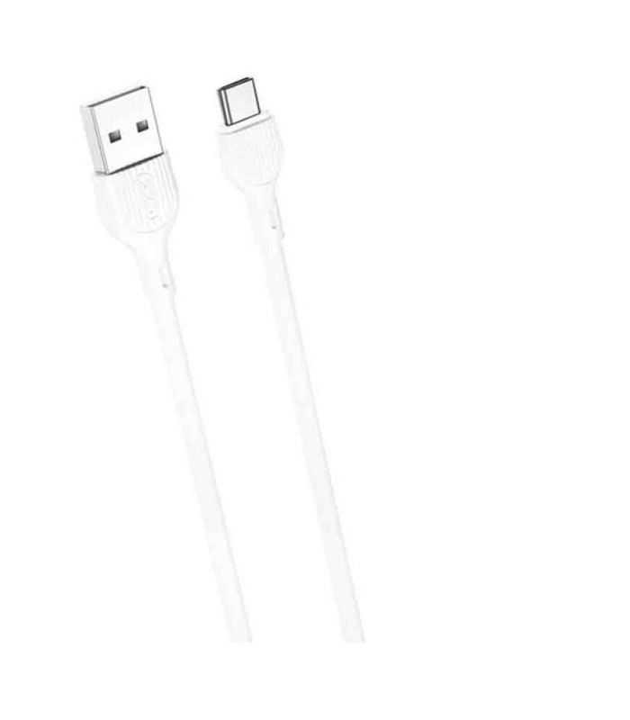 Cablu USB TYPE C - USB 2m 2A alb XO-NB200c-WH