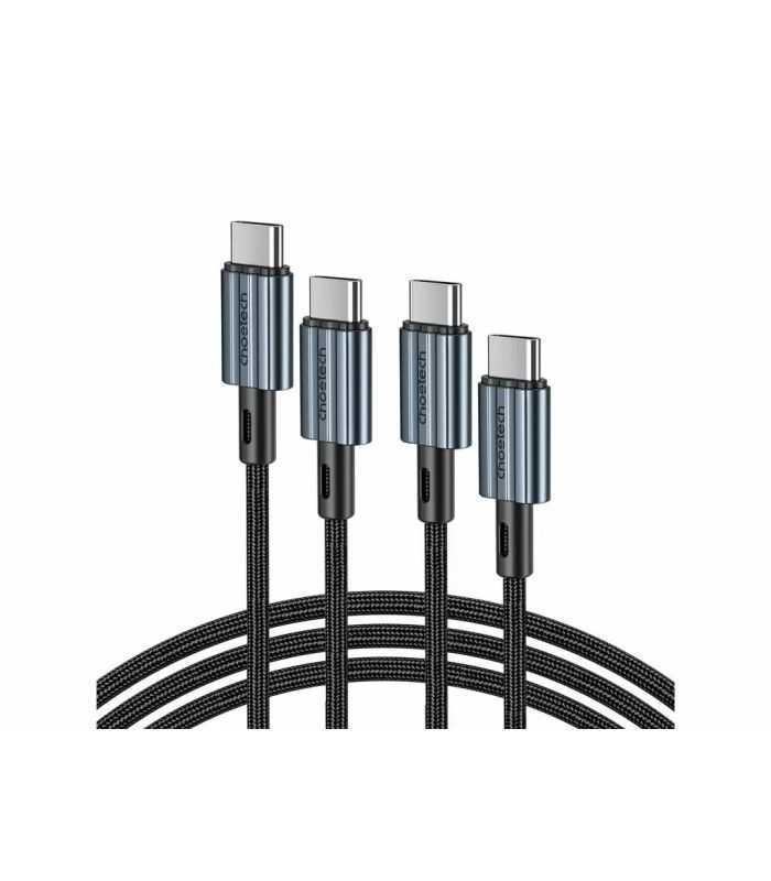 Cablu Usb Type C Usb Type C Pd 60w 3a 2m Negru Textil Choetech Xcc 1015 Bk